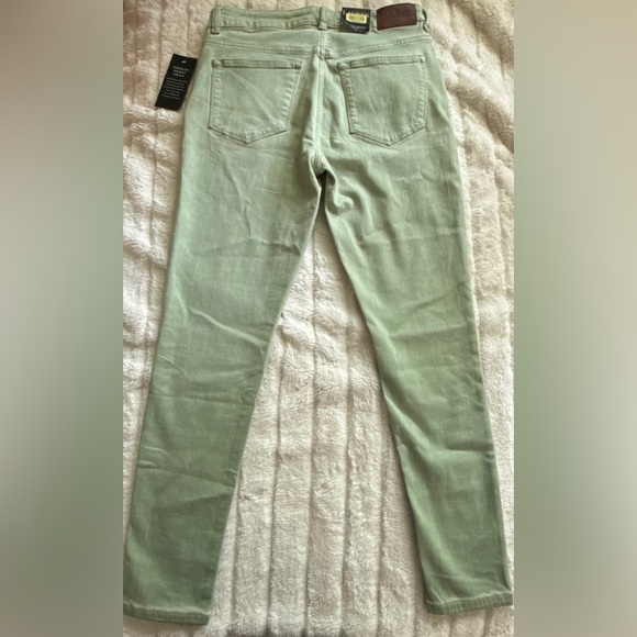 NEW Lauren Ralph Lauren Premier Skinny Ankle Light Green Jeans Size 6 - Picture 2 of 9